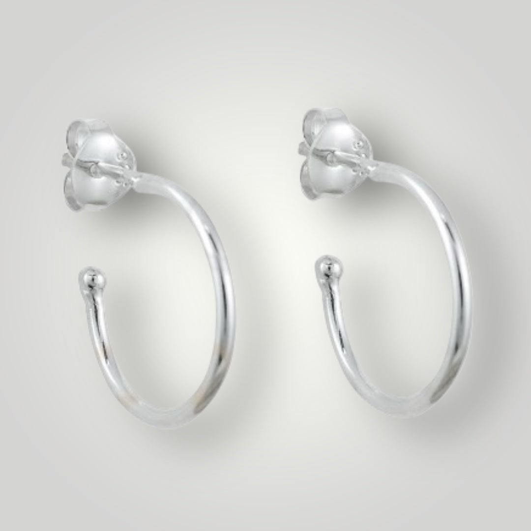 Aros plata de ley 1,5 cm (para charms)