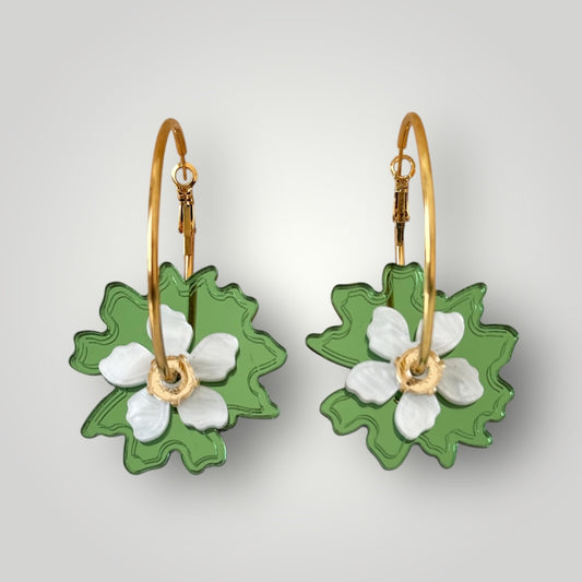 Floreado ochentero (dos tamaños)