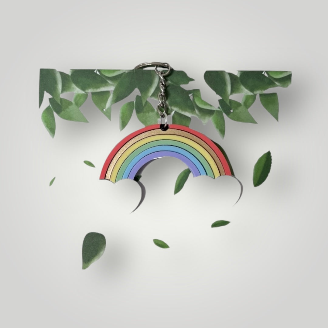 Llavero arcoiris