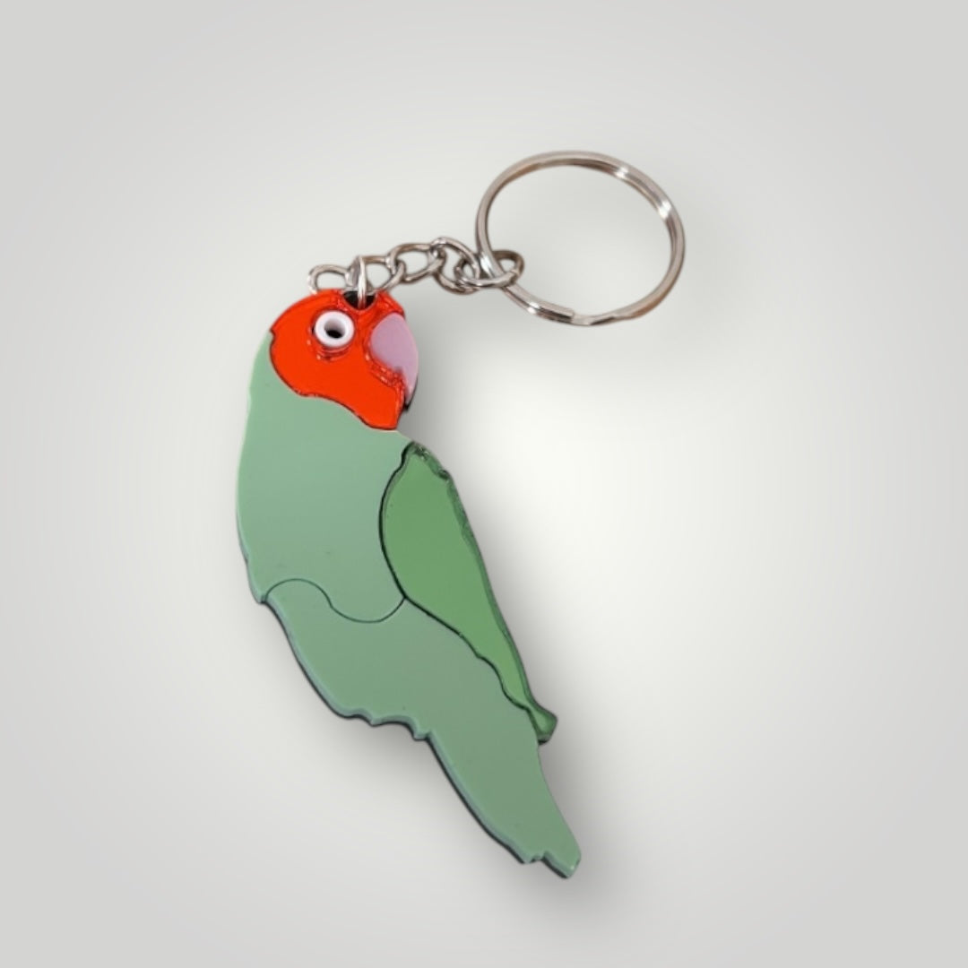 Llavero agaporni verde