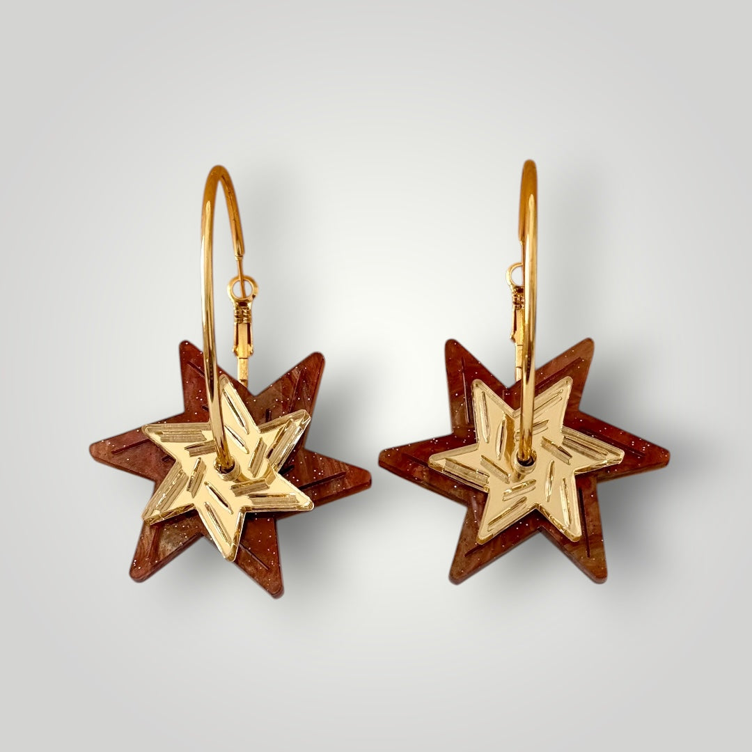 Warm Estrellas ochenteras (dos tamaños)