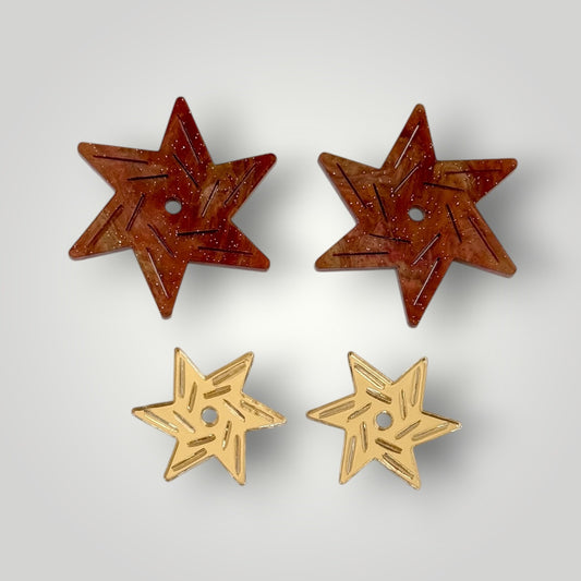 Warm Estrellas ochenteras (dos tamaños)