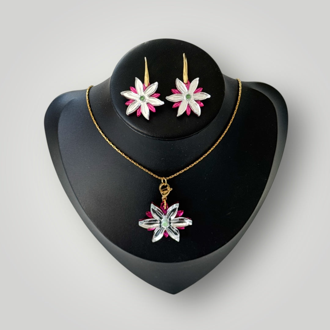 Pack Pendientes Cold Flare + Cadena y charms Cold Flare