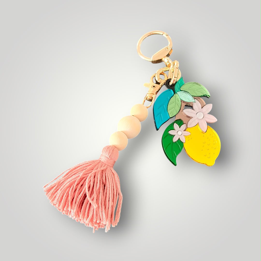 Charm para bolso. Cítrica